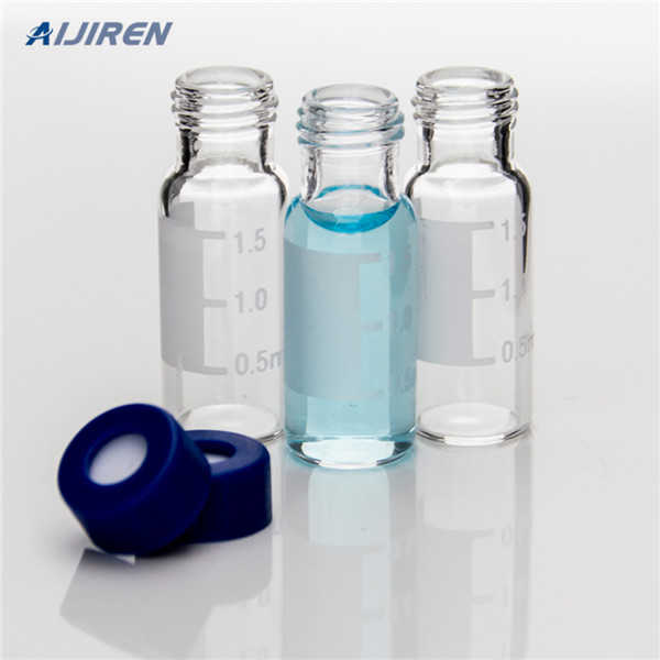 11mm amber crimp neck vial PTFE/Silicone septa